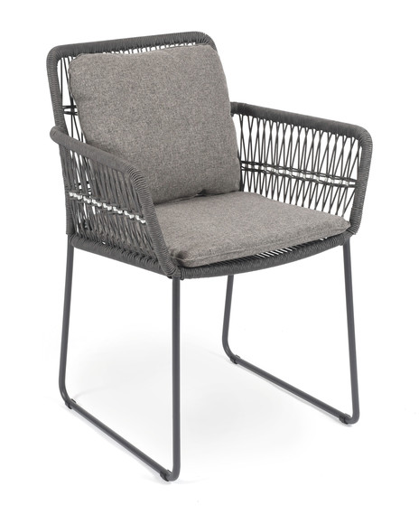 Back cushion Filo armchair granite