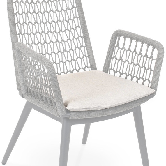 Sitzauflage Wing light Sessel, Stoff pebble