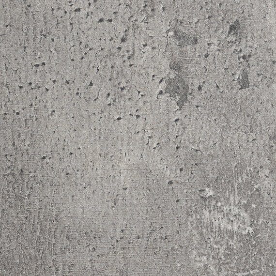 Taku Bistrotisch rund 68cm, Gestell: Edelstahl weiß matt Strukturlack, Tischplatte: fm-laminat spezial Zement
