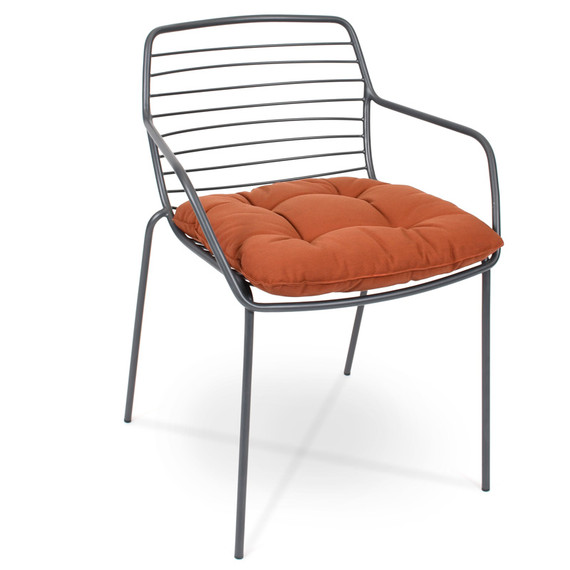 Seat cushion for Claris armchair, fabric: Cayenne