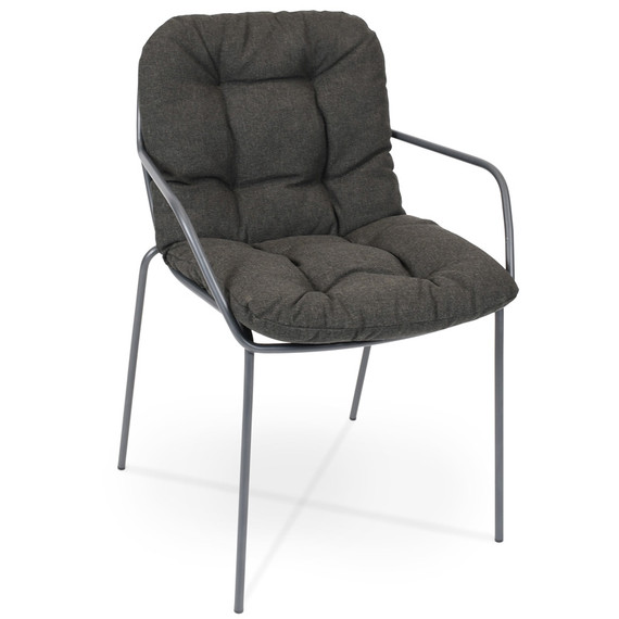 Seat and back cushion for Claris armchair, swingchair and rocking armchair, fabric: shadow