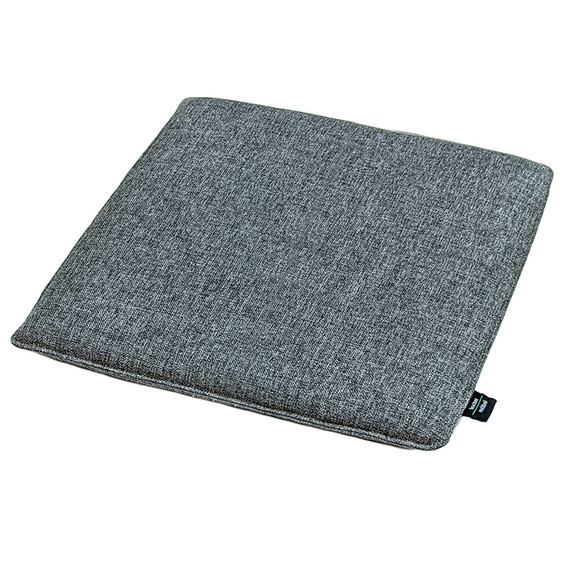 Universal seat cushion 44x43x5 cm fabric granite for Taku armchair, Taku side chair, Forum armchair, Forum high back armchair, Swing armchair