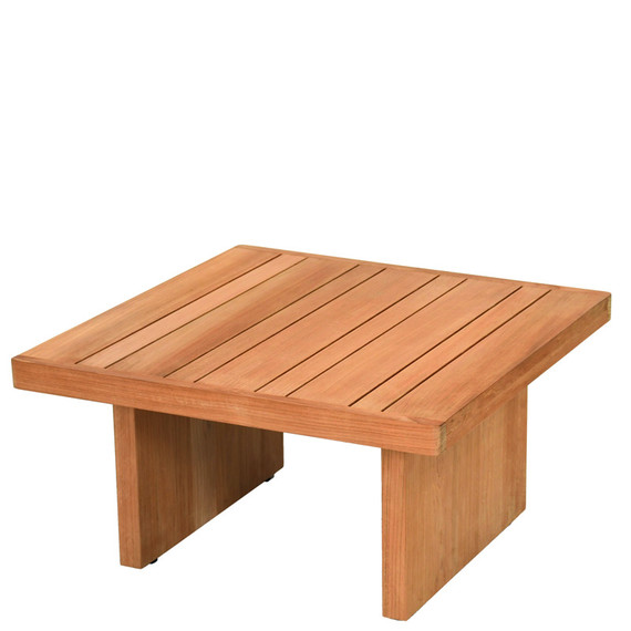 Bolero table 70x70 cm, frame: teak, tabletop: teak