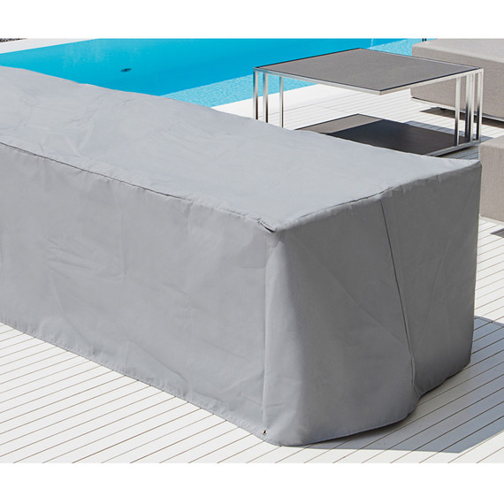 Schutzhaube für Kalos Lounge Sitzelement 200x100 cm mit 2 Rücken und Seitenteile