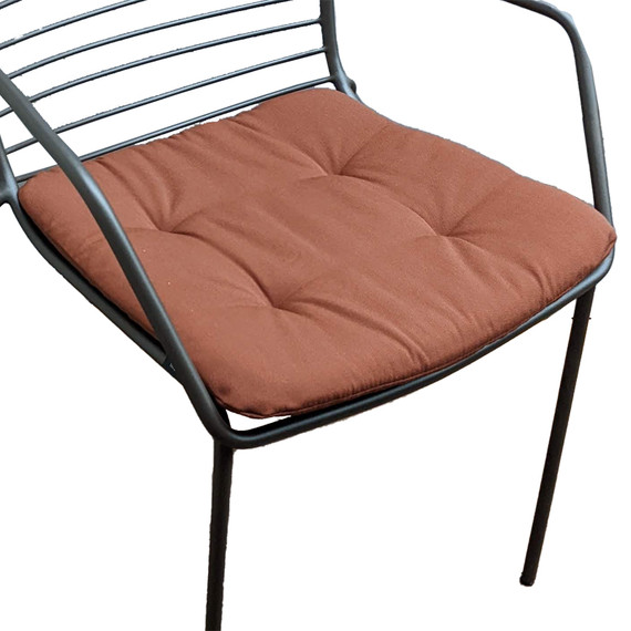 Seat cushion for Claris armchair, fabric: cayenne