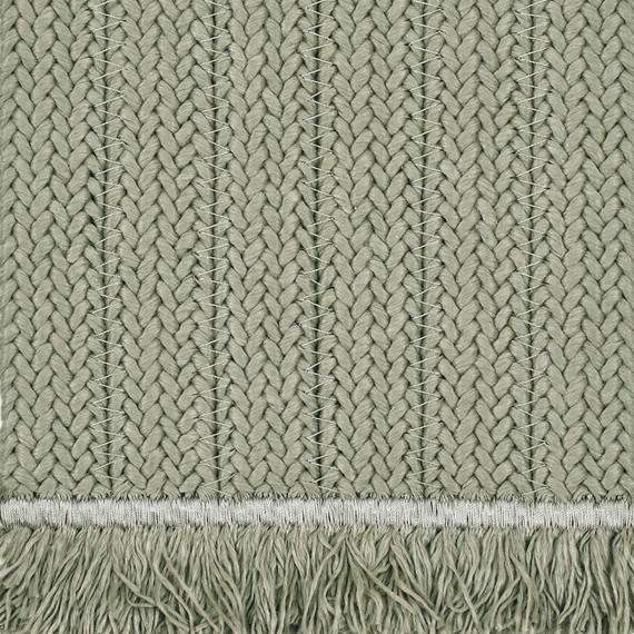 Outdoor rug Umrbia 200x300 cm, made of UV and weather-resistant outdoor fibers with fringe, colour: beige