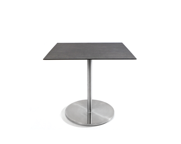 Swing bistro table, hinged