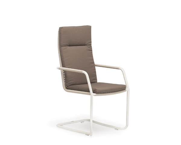 Lodge high back cantilever chair