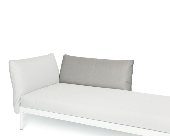 Kairos siderest/backrest wide upholstery for seating element 200x100cm, 200x67cm and 100x100cm