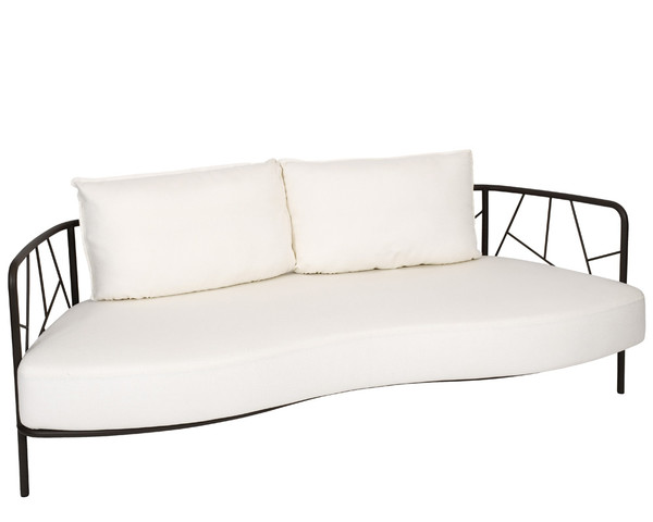 Aura Sofa Edelstahl