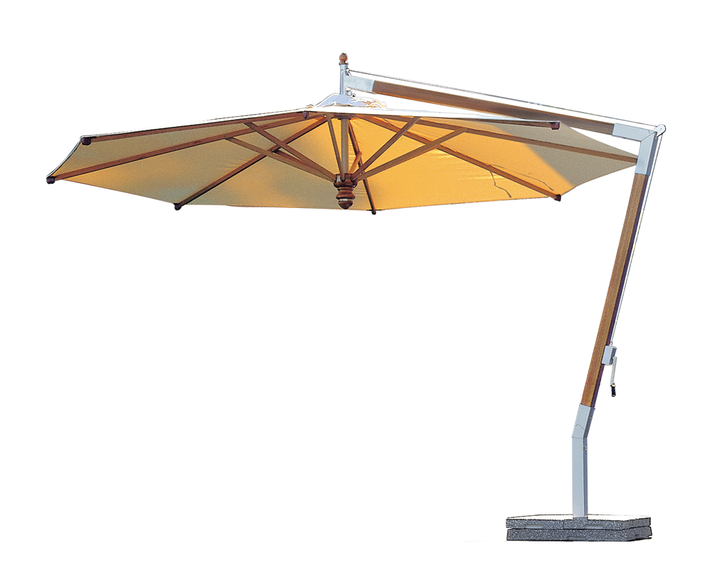 Woodline free-arm parasol Pendulum, wood