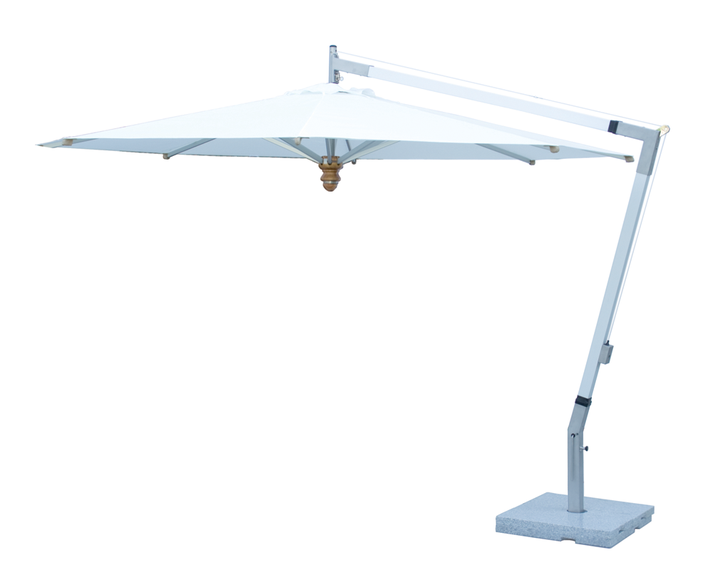 Woodline free-arm parasol, aluminium