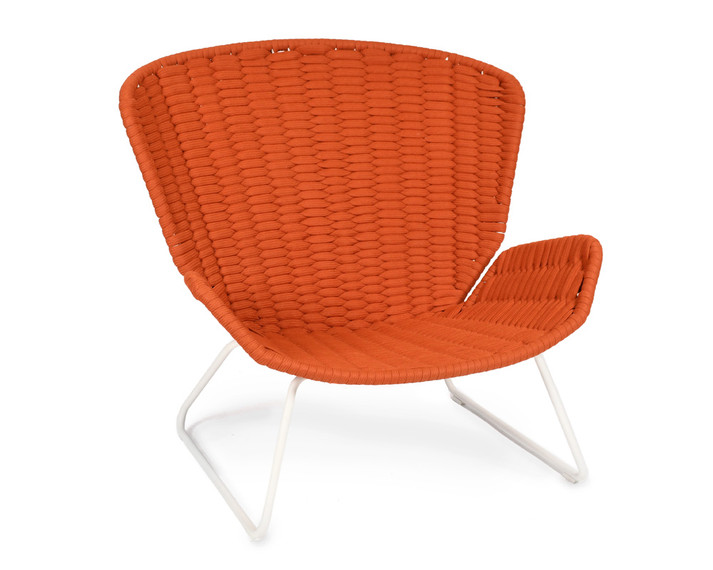 Wing Relax chair, terracotta