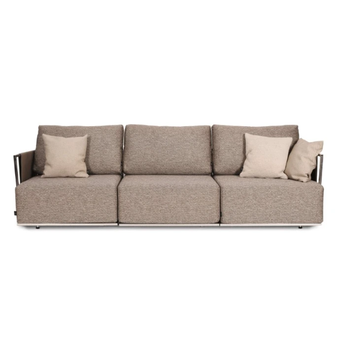 Suite Lounge Sofa von Fischer Möbel – großzügiges Outdoor Sofa mit modularer Struktur und komfortabler Polsterung für Garten und Terrasse
