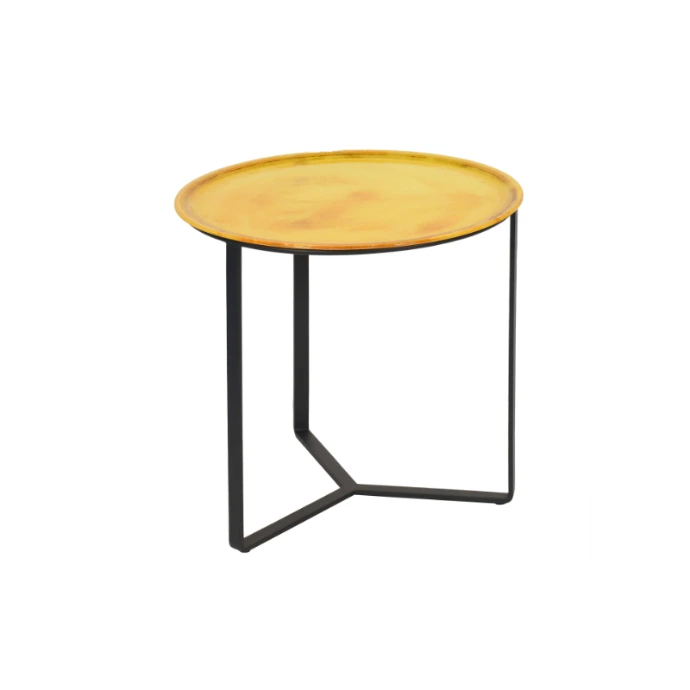 trios beistelltische   ALT-Text (DE) Trios Beistelltisch von Fischer Möbel – kompakter Outdoor Beistelltisch mit filigranem Metallgestell und hochwertiger Tischplatte für Garten und Terrass