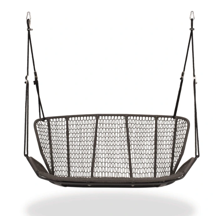 Wing Light Relax Hängesofa von Fischer Möbel – großzügiger Outdoor Hängesitz mit geflochtener Struktur für zwei Personen, ideal für entspannte Momente im Garten