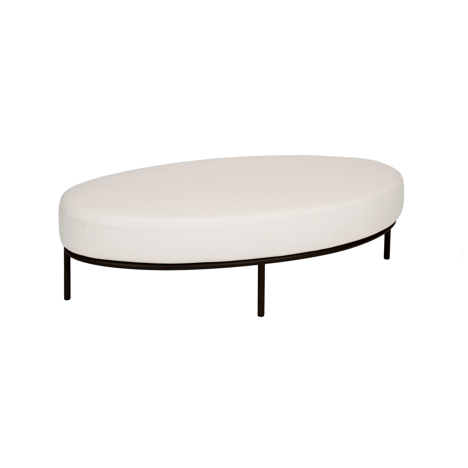 [3622AS-10014W/A] Aura bench (Stainless steel textured coating, anthracite matt, Natte Nature weatherproof 10014W Kat A)