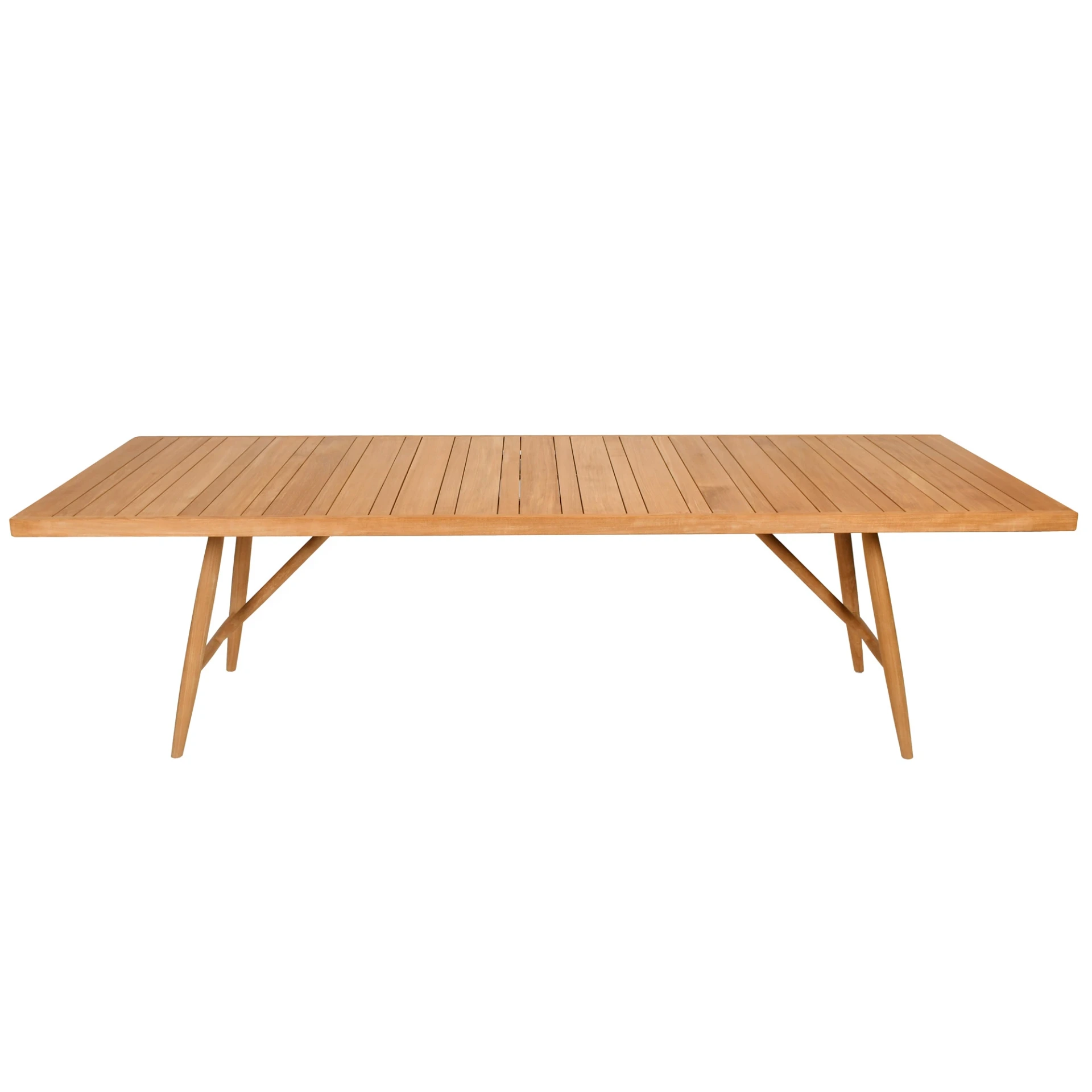 [4212T-10] Beluga table (200x95 cm, Teaklattung)