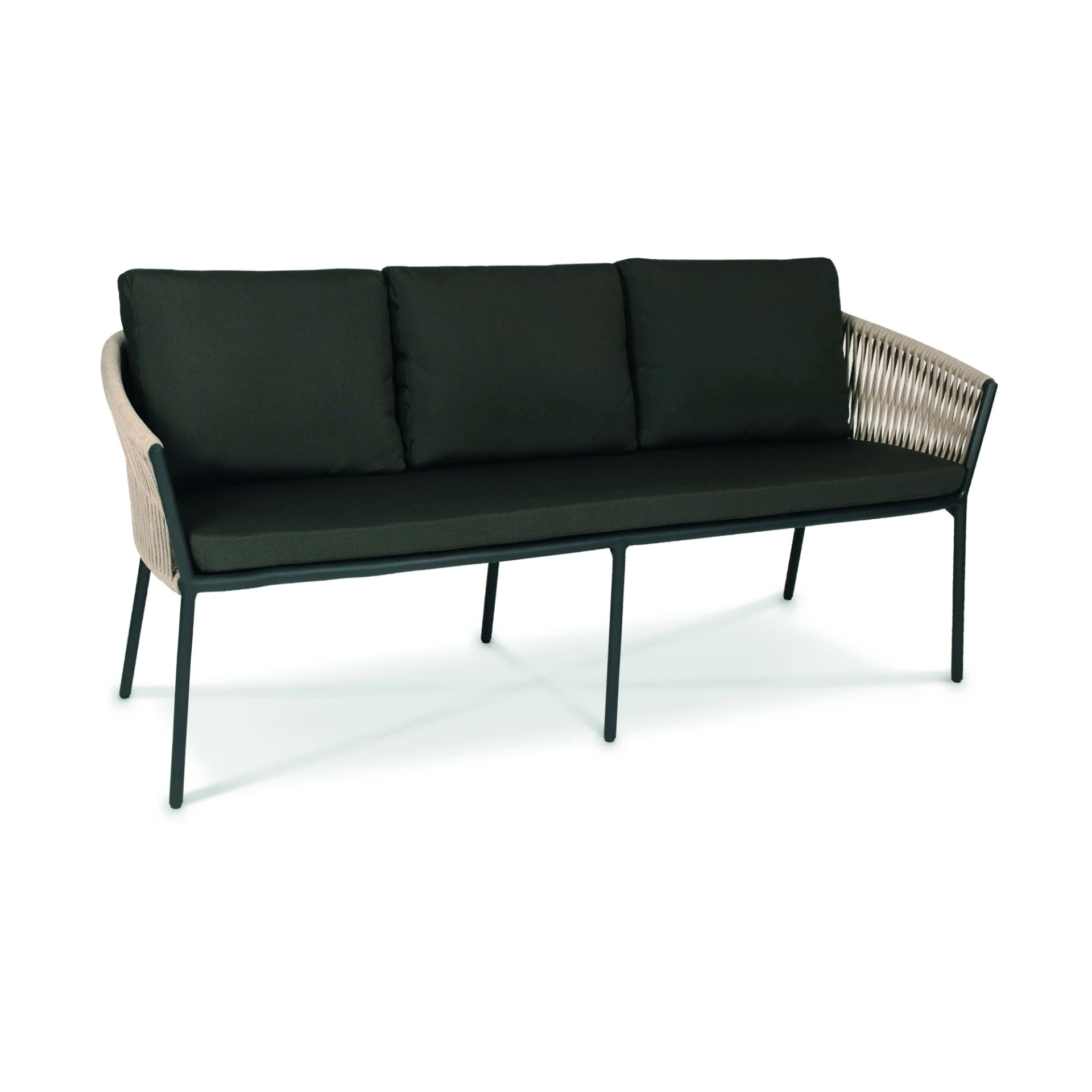 [263-10014W/A] Cosmo 3-Seater bench cushion (Natte Nature weatherproof 10014W Kat A)
