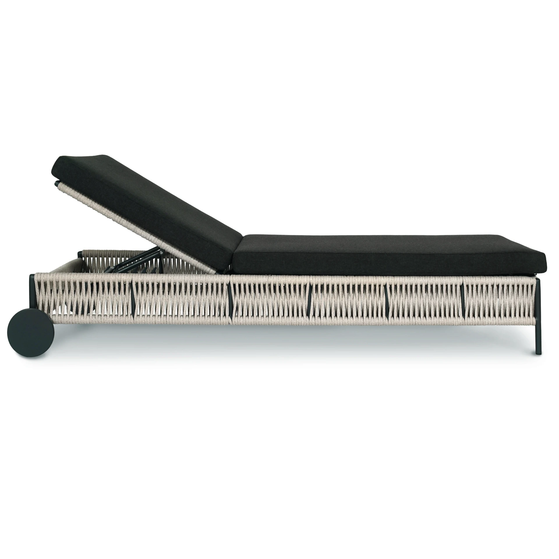 [306-10014W/A] Cosmo sunbed cushion (Natte Nature weatherproof 10014W Kat A)