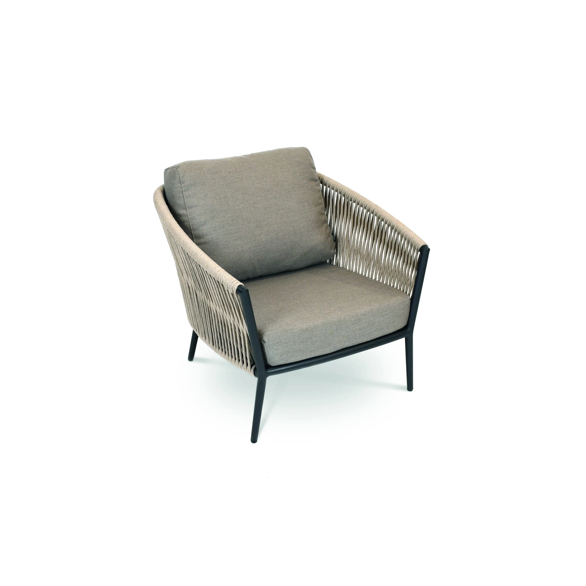 [281-10014W/A] Cosmo Lounge armchair cushion (Natte Nature weatherproof 10014W Kat A)
