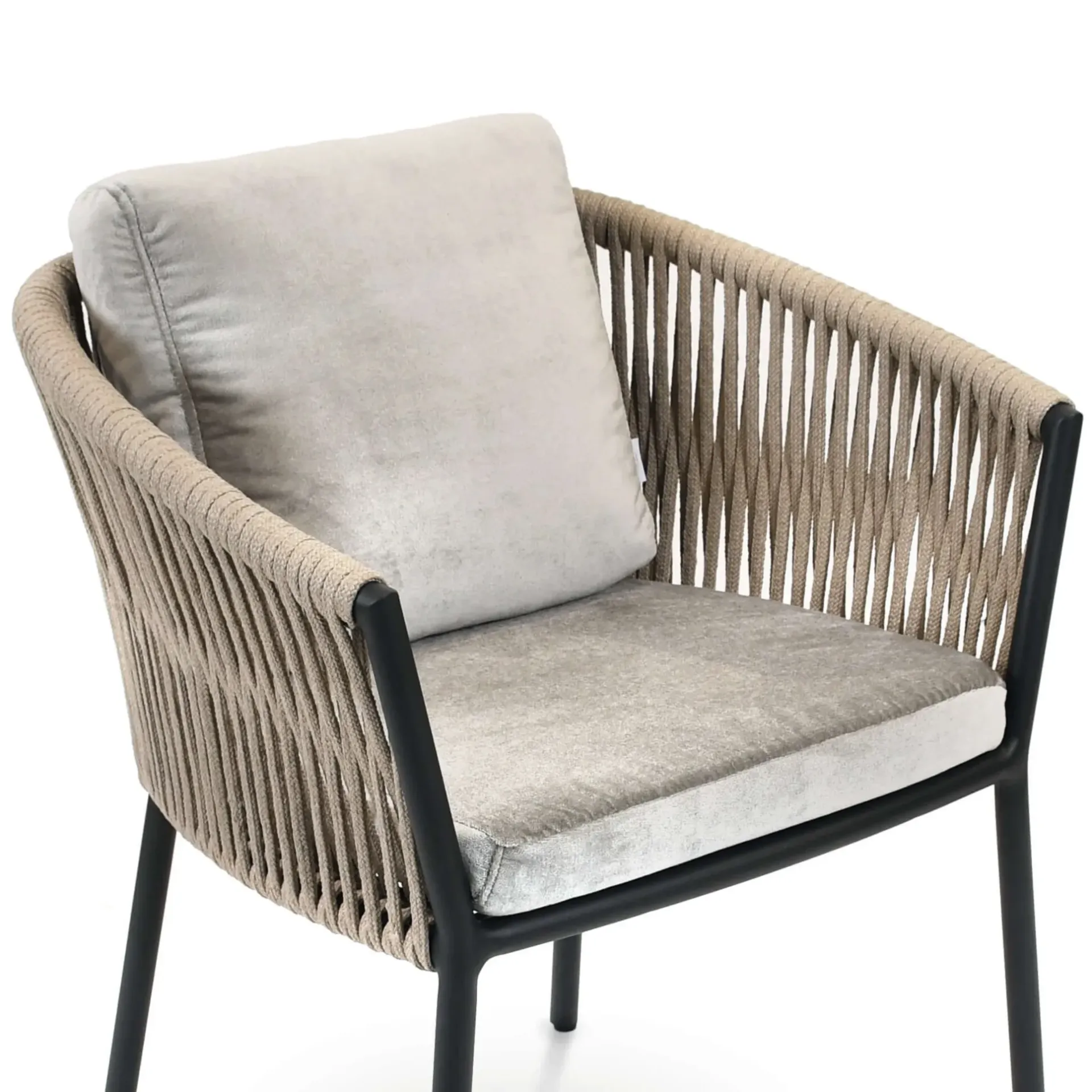 [243-10014W/A] Cosmo Sessel Kissen (Natte Nature weatherproof 10014W Kat A)