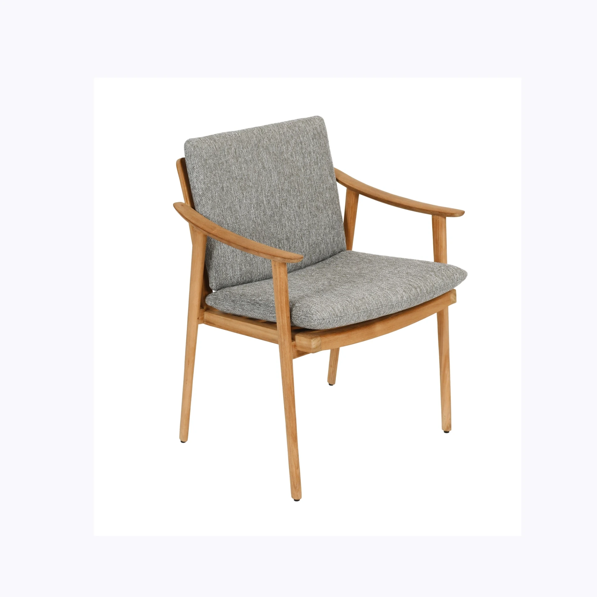 [330-10014W/A] Keno armchair cushion (Natte Nature weatherproof 10014W Kat A, Seat cushion)