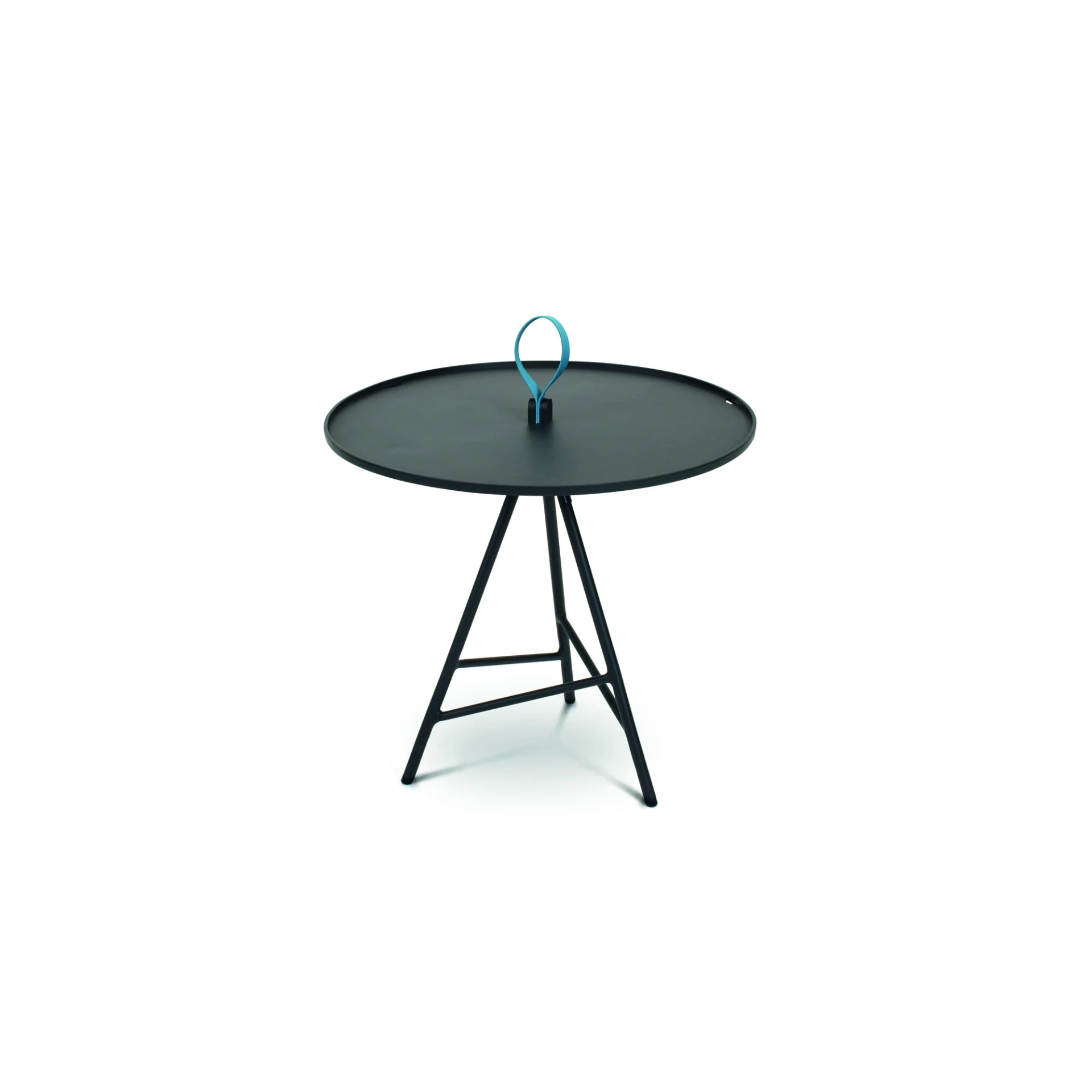 [2265AS-80AS] Solo serving table (Aluminium textured coating, anthracite matt)