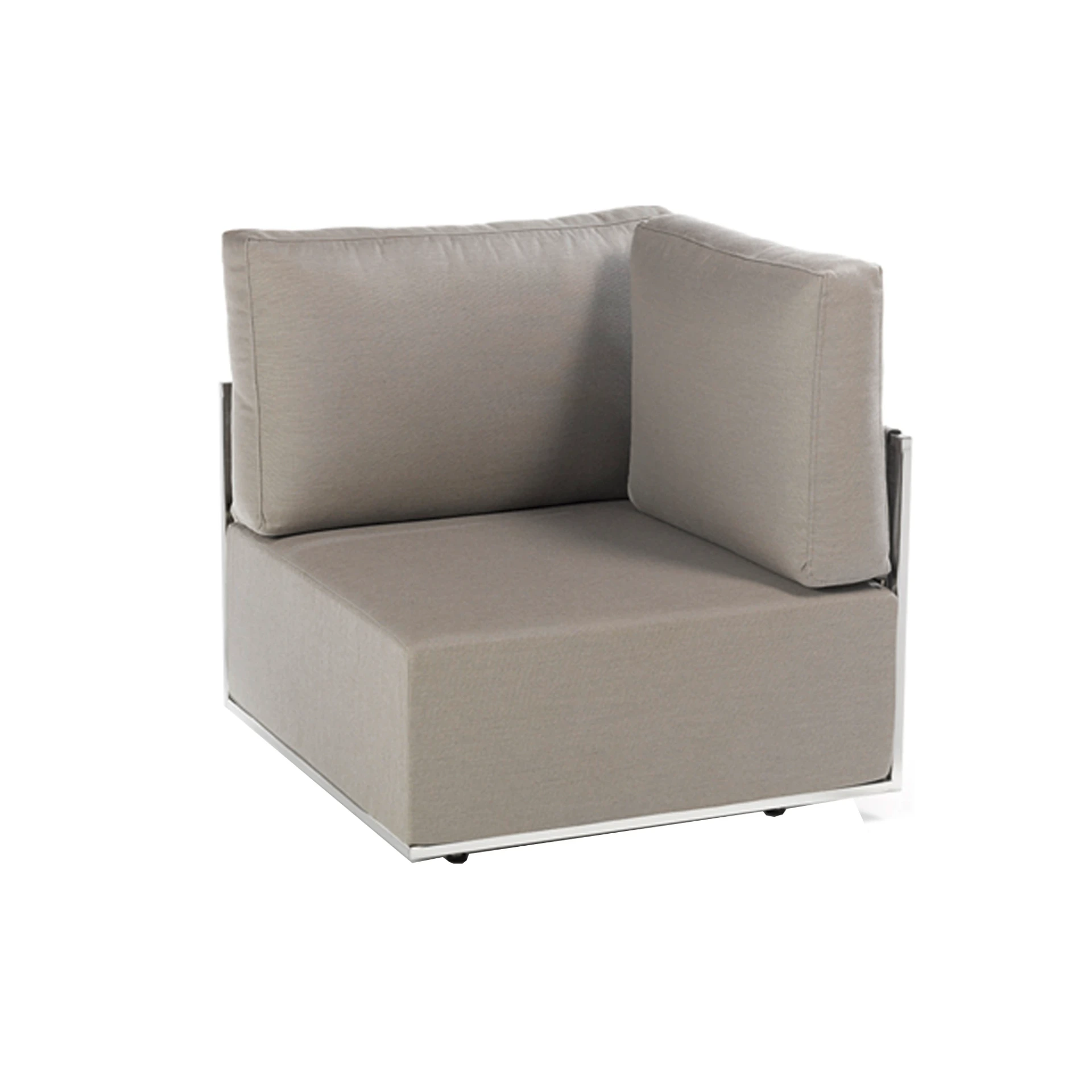 [1447AS-10014W/A] Suite corner module (Stainless steel textured coating, anthracite matt, Natte Nature weatherproof 10014W Kat A)