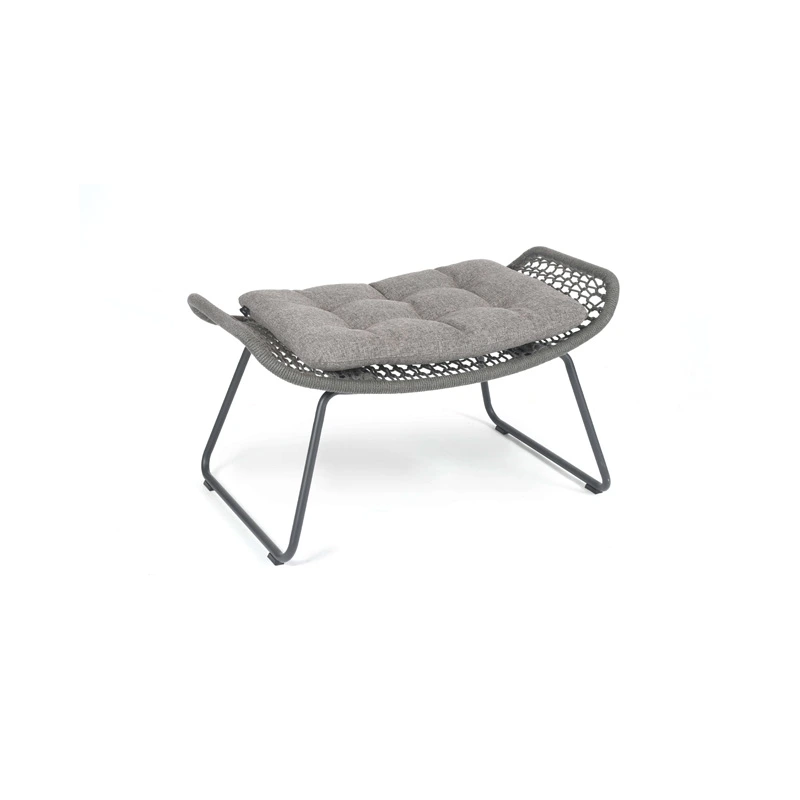 [292-10014W/A] Wing light Hocker Kissen (Natte Nature weatherproof 10014W Kat A)