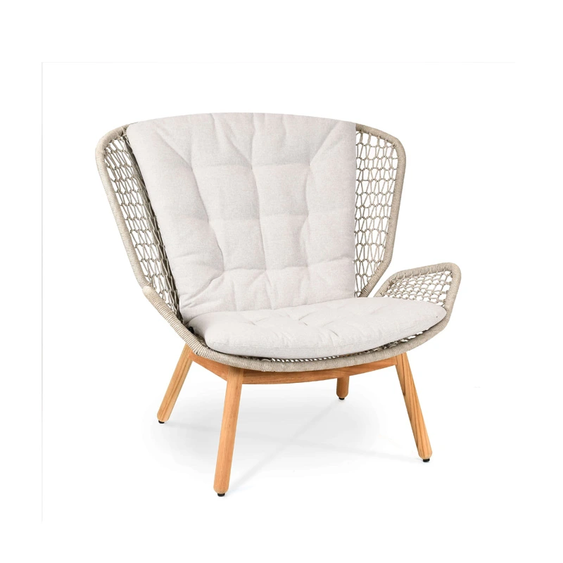 [291-10014W/A] Wing light Relax Sessel Kissen (Natte Nature weatherproof 10014W Kat A, Sitz und Rückenkissen)