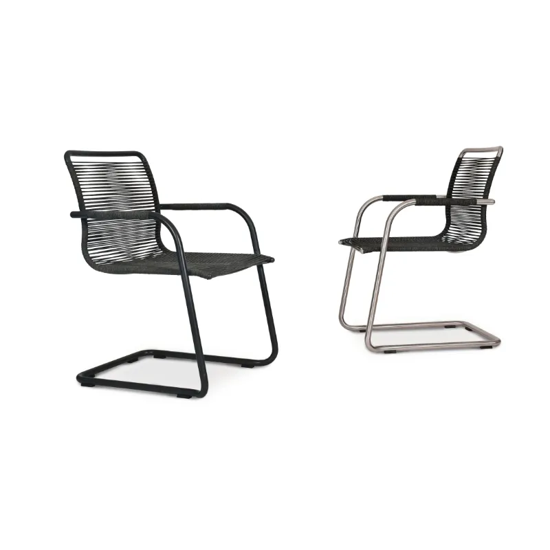 [1260AS-46] Swing swingchair (Stainless steel textured coating, anthracite matt)