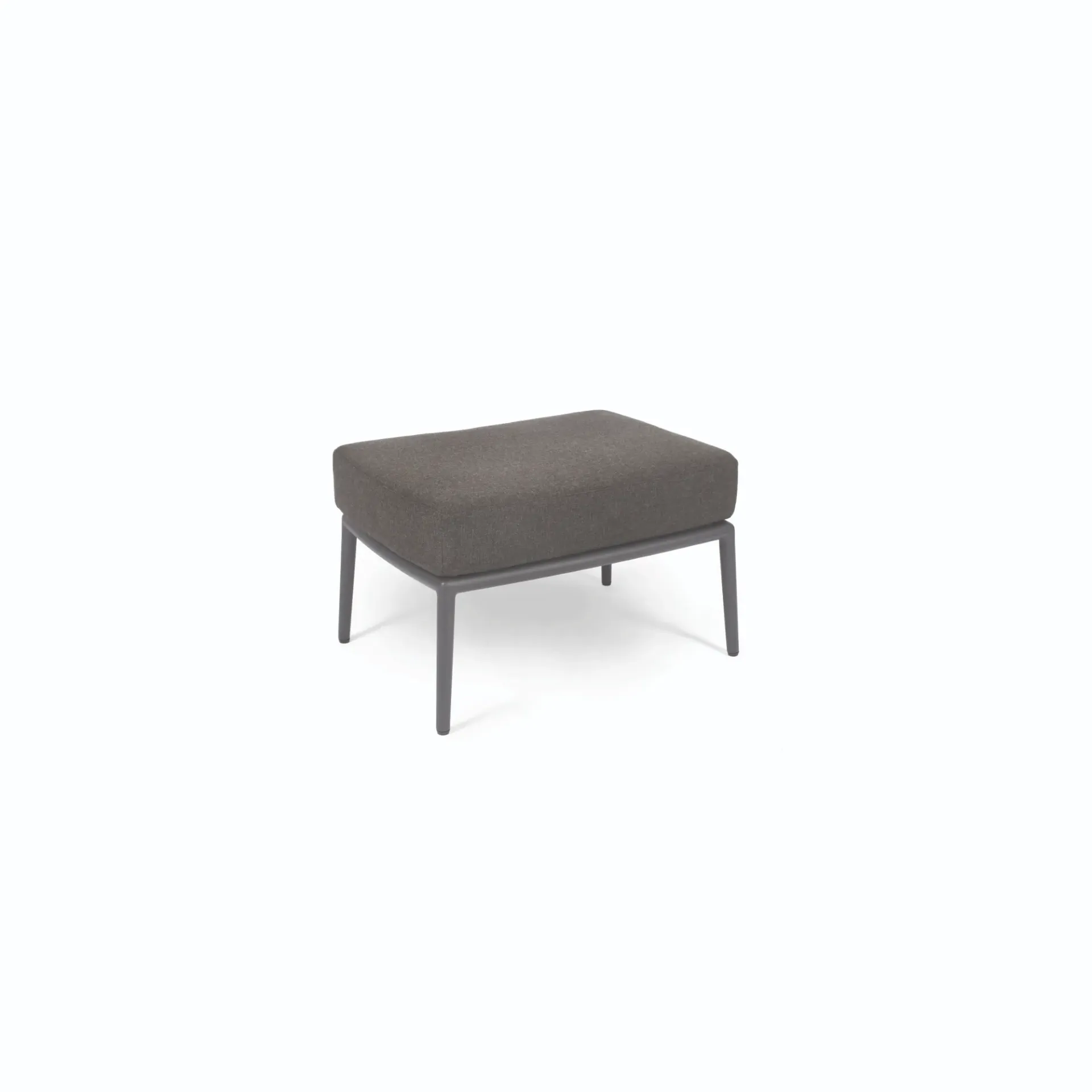 [2622AS-00] Cosmo Lounge Hocker (Aluminium pulverbeschichtet Struktur-Lack matt anthrazit)