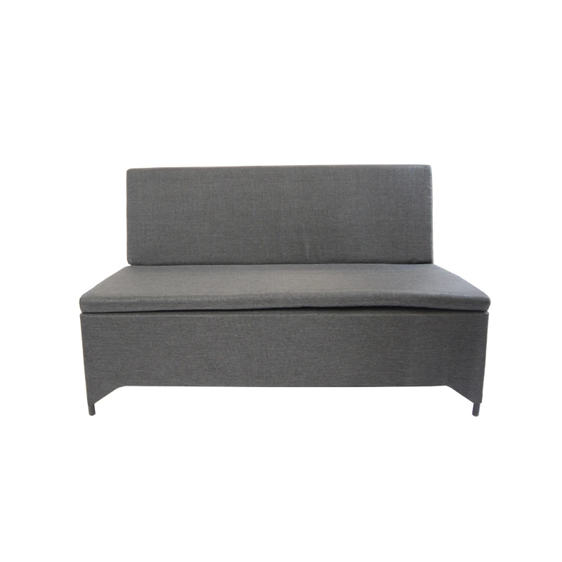 [3481-21] Rio 2-Sitzer Bank (Gewebe anthrazit)